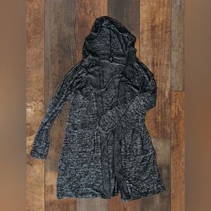 Lildy Long Sleeve Solid Hooded Cardigan